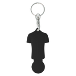 Football Shirt Shaped Trolley Coin Keyring