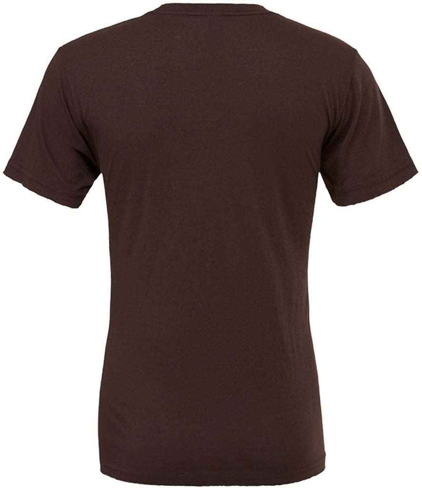 Canvas Unisex Crew Neck T-Shirt Brown