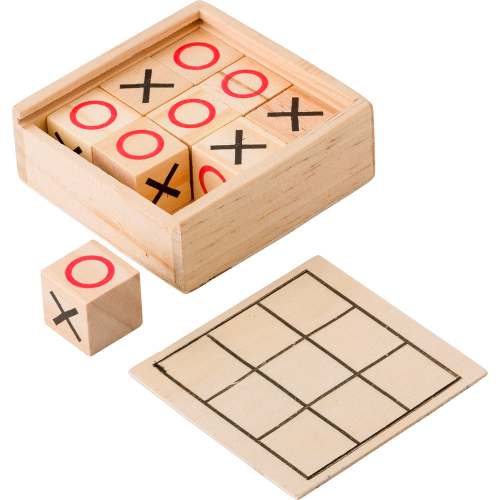 Branded Froden Wooden Tic Tac Toe game