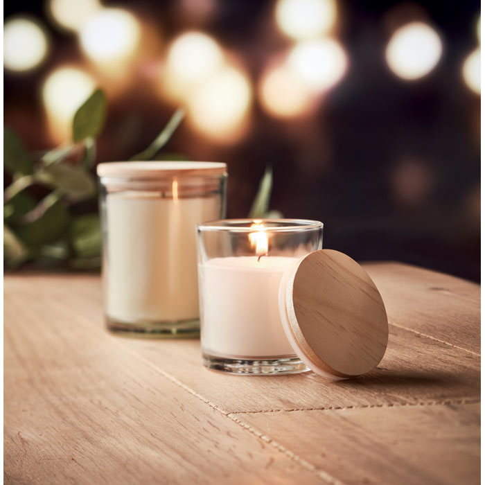 Branded Vanilla fragranced candle 7cm