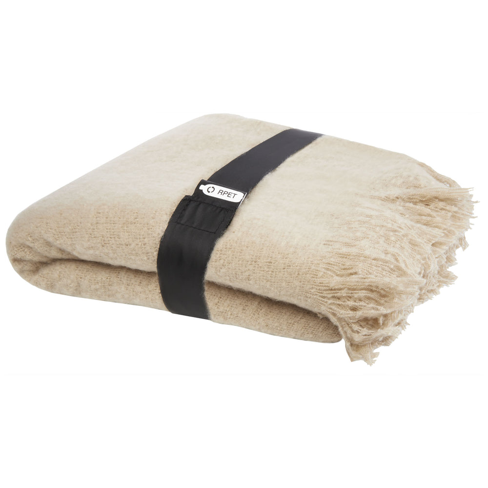 Branded Ivy GRS certified RPET mohair blanket