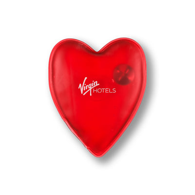 Branded Hand warmer in heart shape