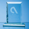 15cm x 10cm x 19mm Jade Glass Mitred Rectangle Award