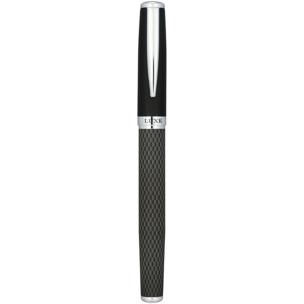 Branded Carbon duo pen gift set with pouch