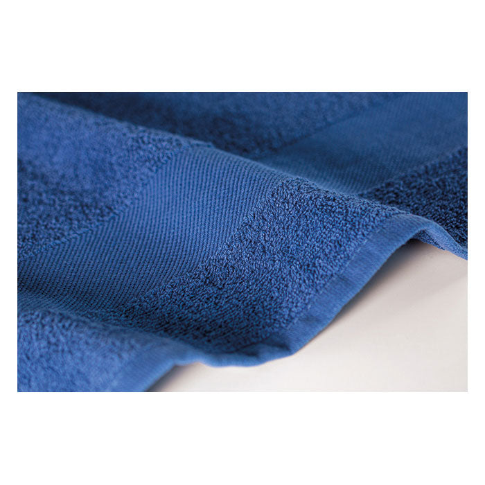 Towel organic cotton 100x50cm Royal Blue