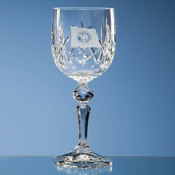 Branded 170ml Flamenco Crystalite Panel Wine Glass