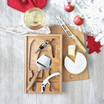 Branded Cheese and wine set