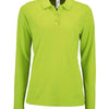 Branded SOL'S Ladies Perfect Long Sleeve Piqué Polo Shirt