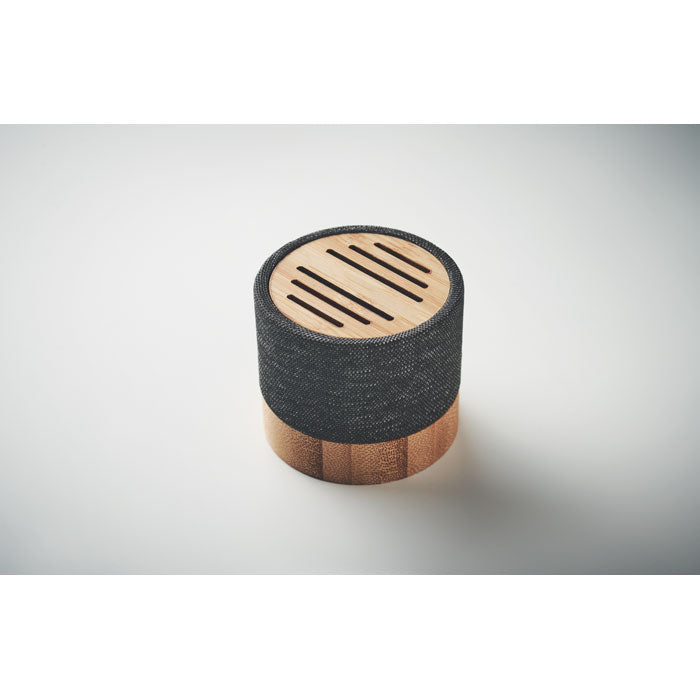 Branded Bamboo RPET wireless speaker