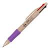 Quad Colour Wheat Straw Pen with grip