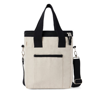 Branded VINGA Volonne AWARE™ recycled canvas cooler tote bag