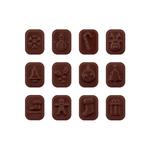 Branded A5 Vegan Dark Chocolate Advent Calendars