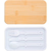 Branded Ruthern Double lunch box with Bamboo lid