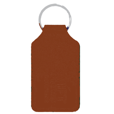 Branded Long Square Shaped Keyfob