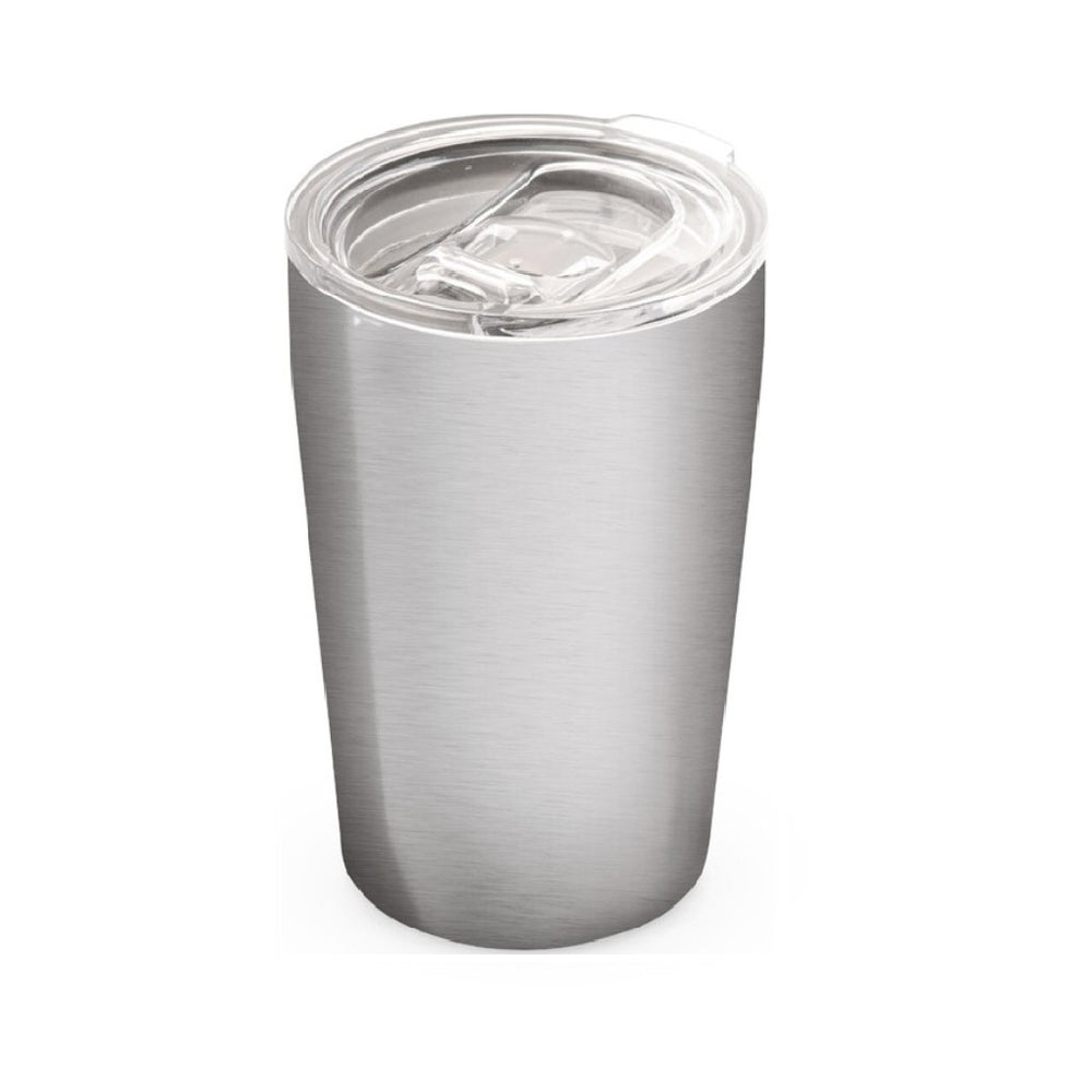 SLIDER. Stainless steel travel cup 380 mL