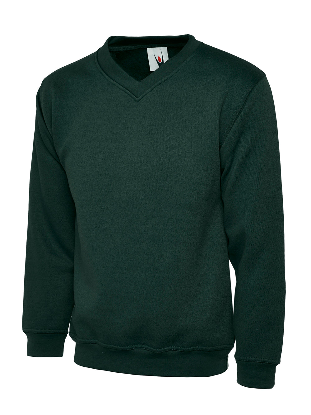 Branded Classic V-Neck Sweatshirt