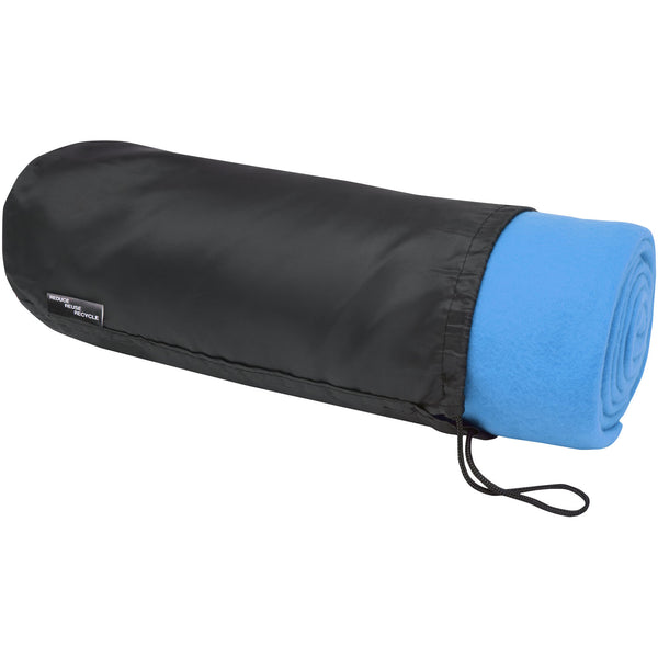 Branded Willow GRS RPET polar fleece blanket