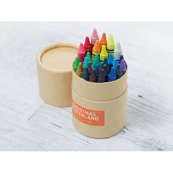 Branded 30 wax crayons