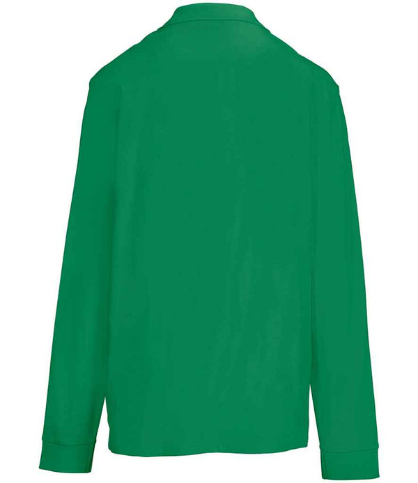 SOL'S Unisex Pacific Long Sleeve Piqué Polo Shirt Kelly Green