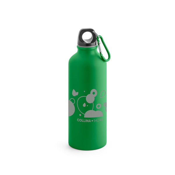 COLLINA. Aluminium bottle with carabiner 550 mL