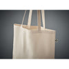 Recycled cotton shopping bag with long handles