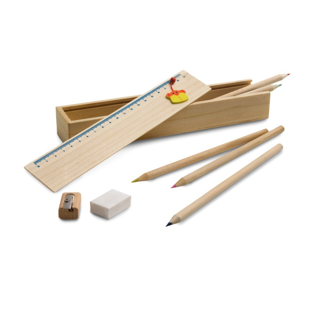 Doodle Wooden Pencil Set