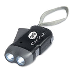 Branded 2 LED dynamo torch