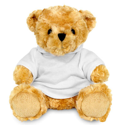 Large Victoria Teddy Bear with White Hoody