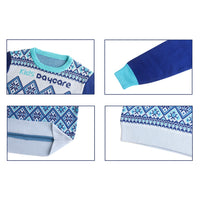 Unisex Winter Acrylic Cotton Jacquard Sweater