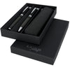 Branded Carbon duo pen gift set with pouch