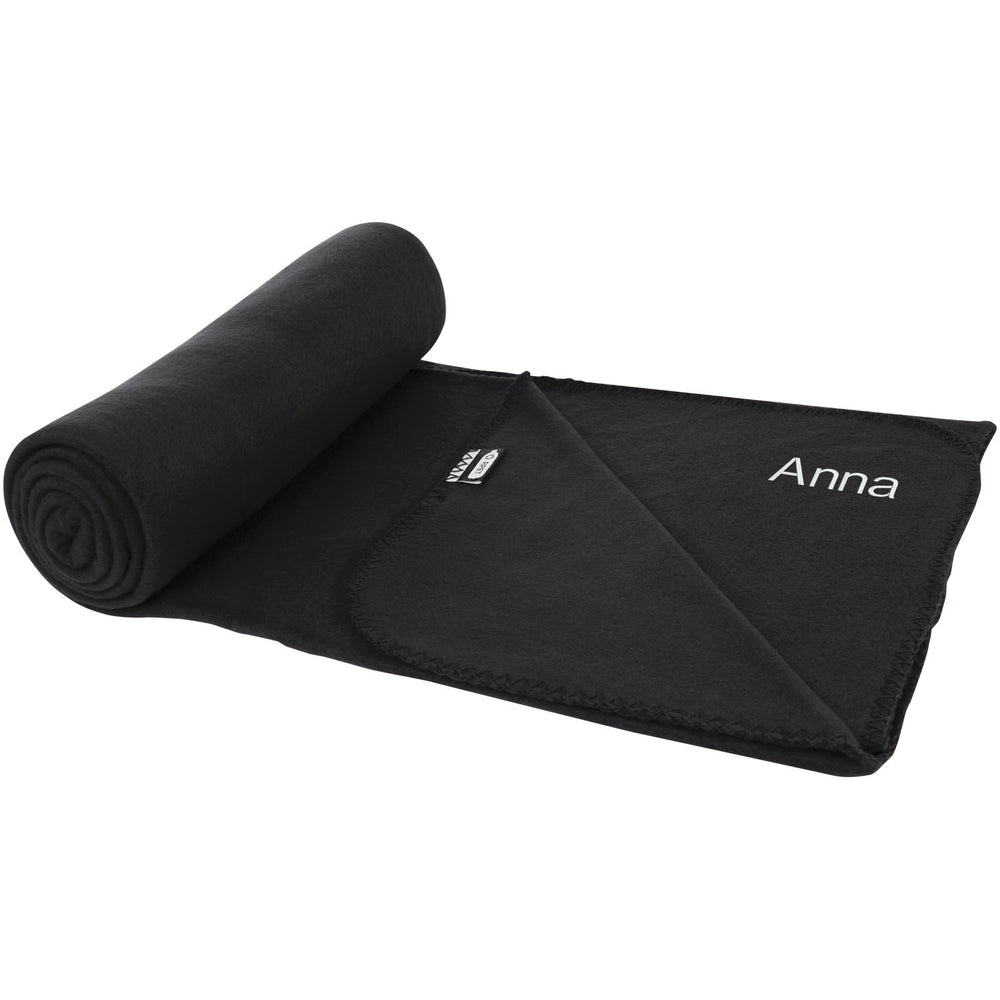 Branded Willow GRS RPET polar fleece blanket