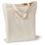 140gr/m² cotton shopping bag with Short Handles