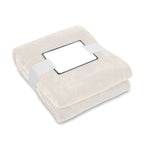 Branded RPET fleece blanket 280 gr/m²