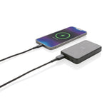 Branded RCS recycled plastic 5.000 mAh 5W wireless powerbank