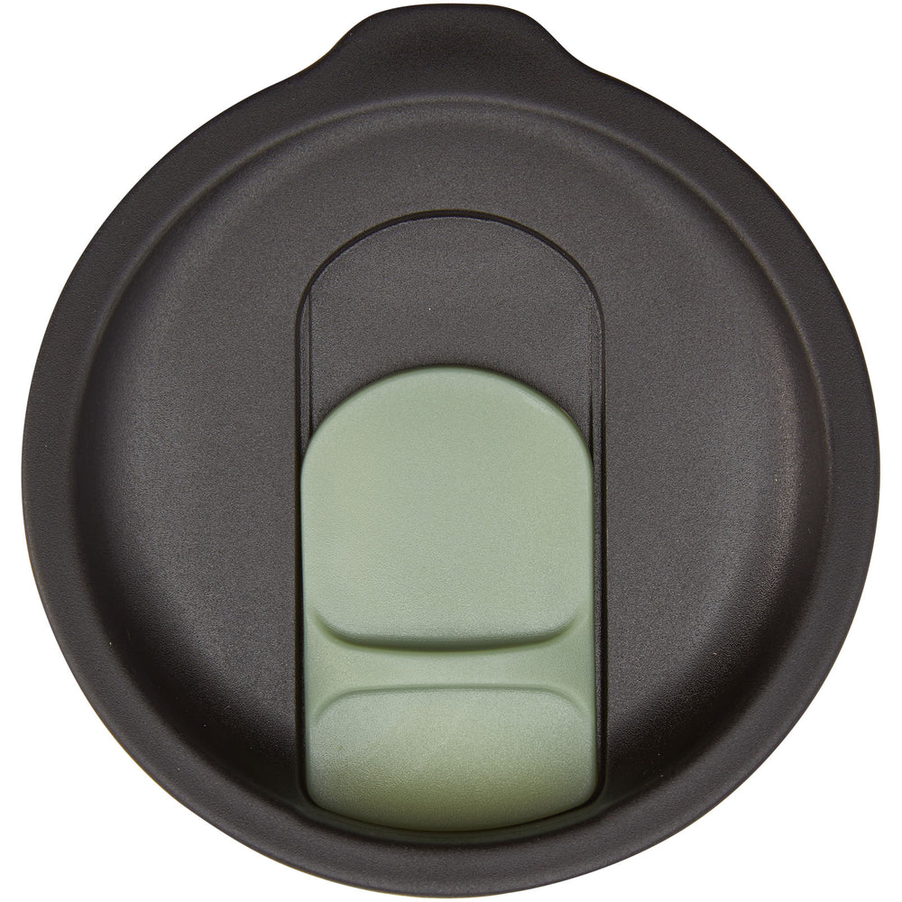 Branded Nordia 400 ml double-wall recycled mug