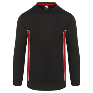 Orn Silverswift Two Tone Sweatshirt Black/Red