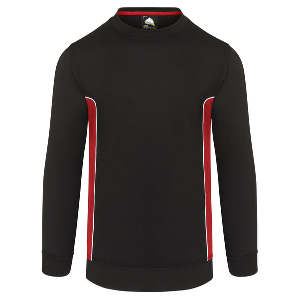 Orn Silverswift Two Tone Sweatshirt Black/Red