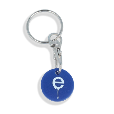 Recycled Old Trolley Coin Keyring