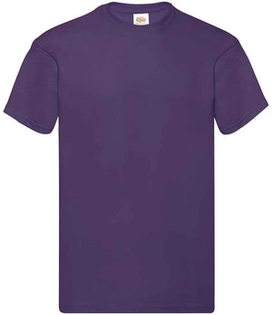 Fruit of the Loom Original T-Shirt Purple