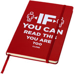 Branded Classic A5 hard cover notebook