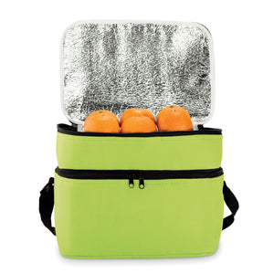 Cooler bag with 2 compartments