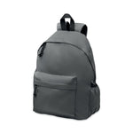 Branded 600D RPET polyester backpack