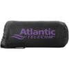 Branded Huggy fleece plaid blanket with carry pouch