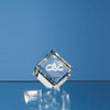 Branded 4cm Optical Crystal Bevel Edged Cube