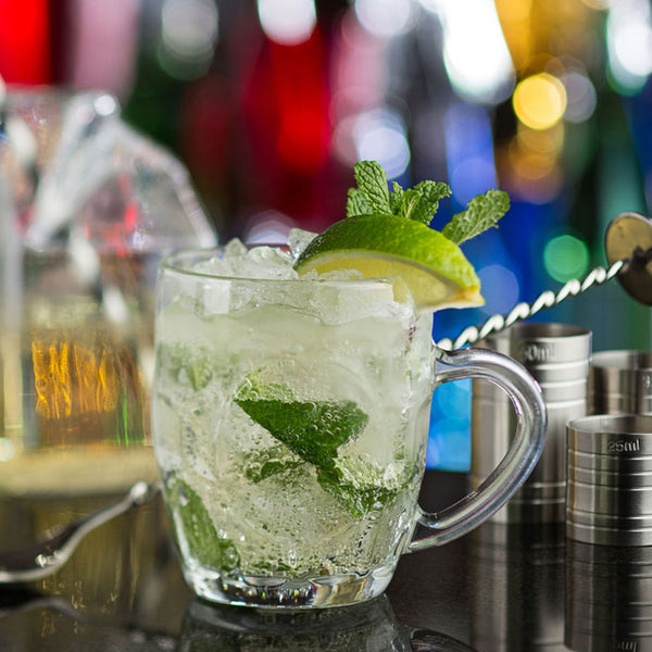 Custom Glass Tankard - Half Pint Dimple