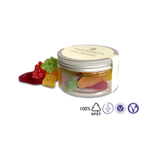100ml Clear Pot with Vegan Fizzy Mix