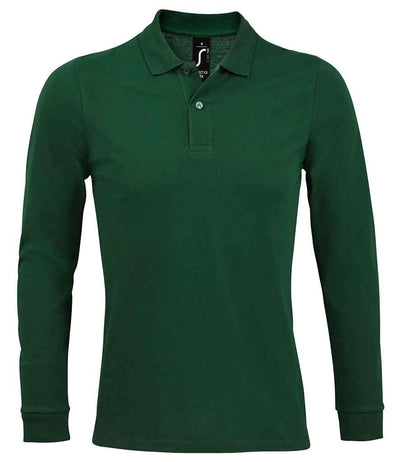 Branded SOL'S Perfect Long Sleeve Piqué Polo Shirt