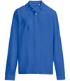 SOL'S Unisex Pacific Long Sleeve Piqué Polo Shirt Royal Blue