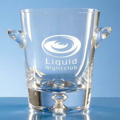 Branded 0.8ltr Handmade Bubble Base Ice Bucket