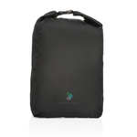 Branded Impact AWARE™ RPET lightweight rolltop backpack